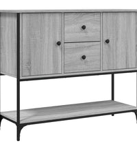 Sideboard Grau Sonoma 100x36x85 cm Holzwerkstoff