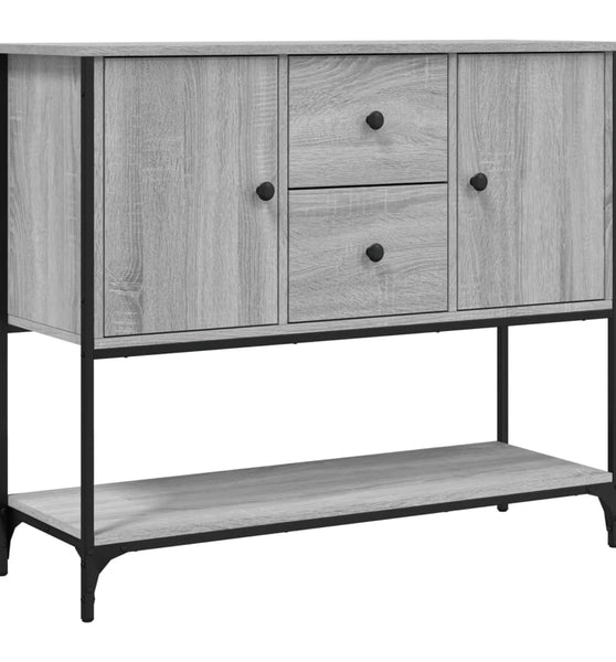 Sideboard Grau Sonoma 100x36x85 cm Holzwerkstoff