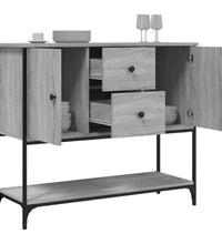 Sideboard Grau Sonoma 100x36x85 cm Holzwerkstoff