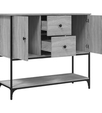 Sideboard Grau Sonoma 100x36x85 cm Holzwerkstoff