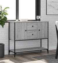 Sideboard Grau Sonoma 100x36x85 cm Holzwerkstoff