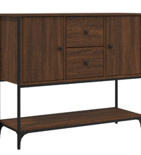 Sideboard Braun Eichen-Optik 100x36x85 cm Holzwerkstoff