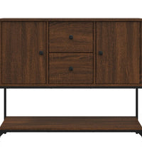 Sideboard Braun Eichen-Optik 100x36x85 cm Holzwerkstoff