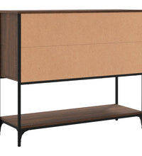 Sideboard Braun Eichen-Optik 100x36x85 cm Holzwerkstoff