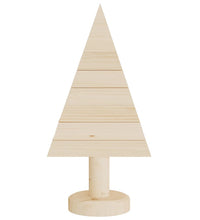 Deko-Weihnachtsbäume 2 Stk. Holz 30 cm Massivholz Kiefer