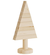 Deko-Weihnachtsbäume 2 Stk. Holz 30 cm Massivholz Kiefer