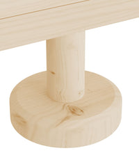Deko-Weihnachtsbäume 2 Stk. Holz 30 cm Massivholz Kiefer