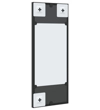 Wandspiegel Schwarz 20x50 cm Rechteckig Eisen