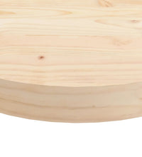 Tischplatte Rund Ø30x3 cm Massivholz Kiefer