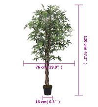 Ahornbaum Künstlich 336 Blätter 120 cm Grün