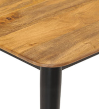 Couchtisch 110x50x40 cm Massivholz Mango und Eisen