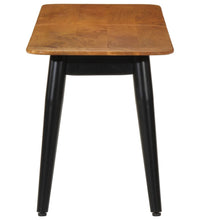 Sitzbank 160x40x45 cm Massivholz Mango und Eisen