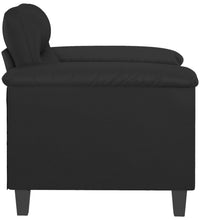 Sessel Schwarz 60 cm Kunstleder