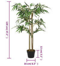 Bambusbaum Künstlich 760 Blätter 120 cm Grün