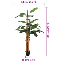 Bananenbaum Künstlich 18 Blätter 150 cm Grün