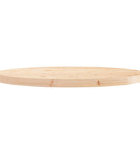 Tischplatte Rund Ø70x3 cm Massivholz Kiefer