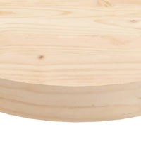 Tischplatte Rund Ø80x3 cm Massivholz Kiefer