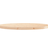 Tischplatte Rund Ø90x3 cm Massivholz Kiefer