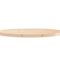 Tischplatte Rund Ø90x3 cm Massivholz Kiefer