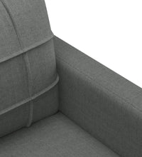 2-Sitzer-Sofa Dunkelgrau 140 cm Stoff