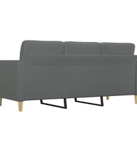 3-Sitzer-Sofa Dunkelgrau 180 cm Stoff