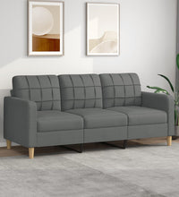3-Sitzer-Sofa Dunkelgrau 180 cm Stoff