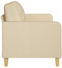 3-Sitzer-Sofa Creme 180 cm Stoff