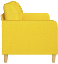 3-Sitzer-Sofa Hellgelb 180 cm Stoff