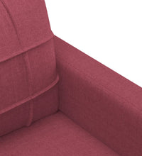 3-Sitzer-Sofa Weinrot 180 cm Stoff