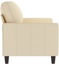 2-Sitzer-Sofa Creme 120 cm Stoff