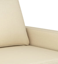 2-Sitzer-Sofa Creme 120 cm Stoff