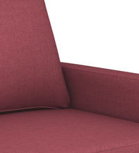 2-Sitzer-Sofa Weinrot 120 cm Stoff