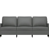3-Sitzer-Sofa Dunkelgrau 180 cm Stoff