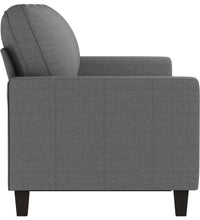 3-Sitzer-Sofa Dunkelgrau 180 cm Stoff