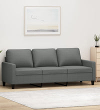3-Sitzer-Sofa Dunkelgrau 180 cm Stoff