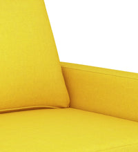 3-Sitzer-Sofa Hellgelb 180 cm Stoff