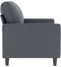 2-Sitzer-Sofa Dunkelgrau 120 cm Samt