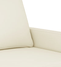 2-Sitzer-Sofa Creme 120 cm Samt