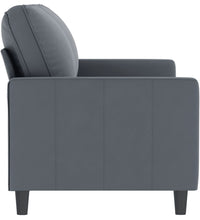 2-Sitzer-Sofa Dunkelgrau 140 cm Samt