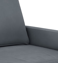2-Sitzer-Sofa Dunkelgrau 140 cm Samt