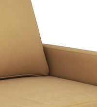 2-Sitzer-Sofa Braun 140 cm Samt