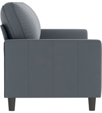 3-Sitzer-Sofa Dunkelgrau 180 cm Samt