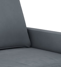 3-Sitzer-Sofa Dunkelgrau 180 cm Samt
