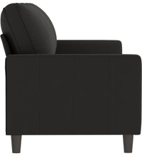 3-Sitzer-Sofa Schwarz 180 cm Samt