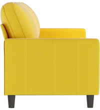 3-Sitzer-Sofa Gelb 180 cm Samt