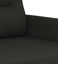 2-Sitzer-Sofa Schwarz 120 cm Stoff