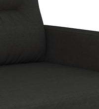 2-Sitzer-Sofa Schwarz 140 cm Stoff