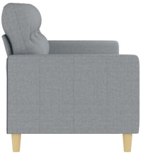 3-Sitzer-Sofa Hellgrau 180 cm Stoff