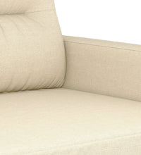 3-Sitzer-Sofa Creme 180 cm Stoff