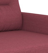 3-Sitzer-Sofa Weinrot 180 cm Stoff